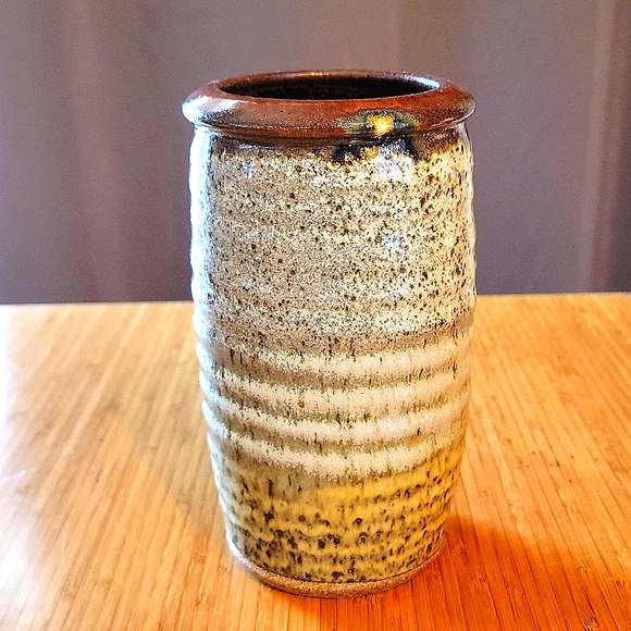 Hand Thrown Pottery Vase - Picture 2 of 4